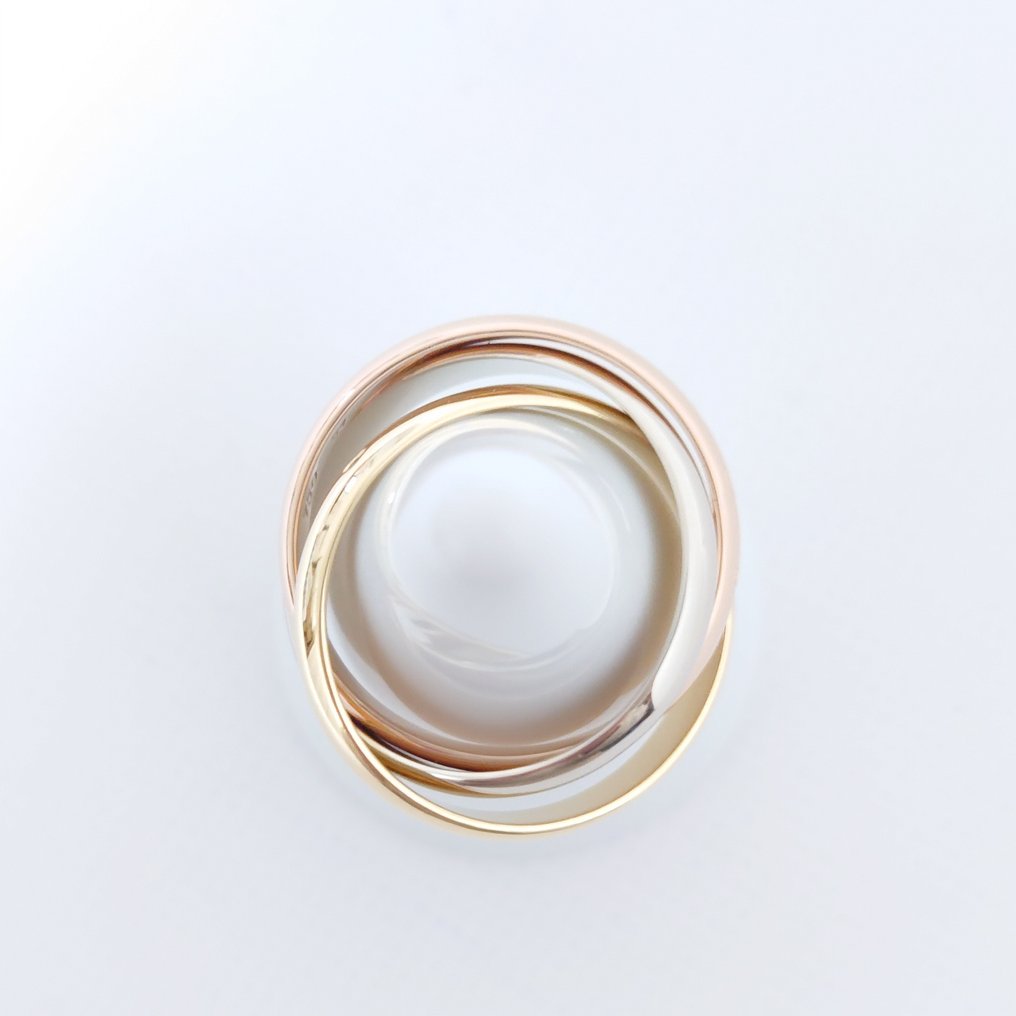 Cartier - 戒指 - Trinity - 18 克拉 黃金, 玫瑰金, 白金 #4.3