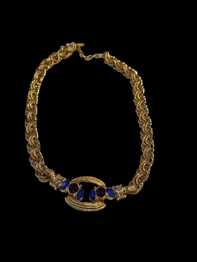 Camrose & Kross - 鍍金 - 頸鏈 - 稀有宝石门环 #1.0