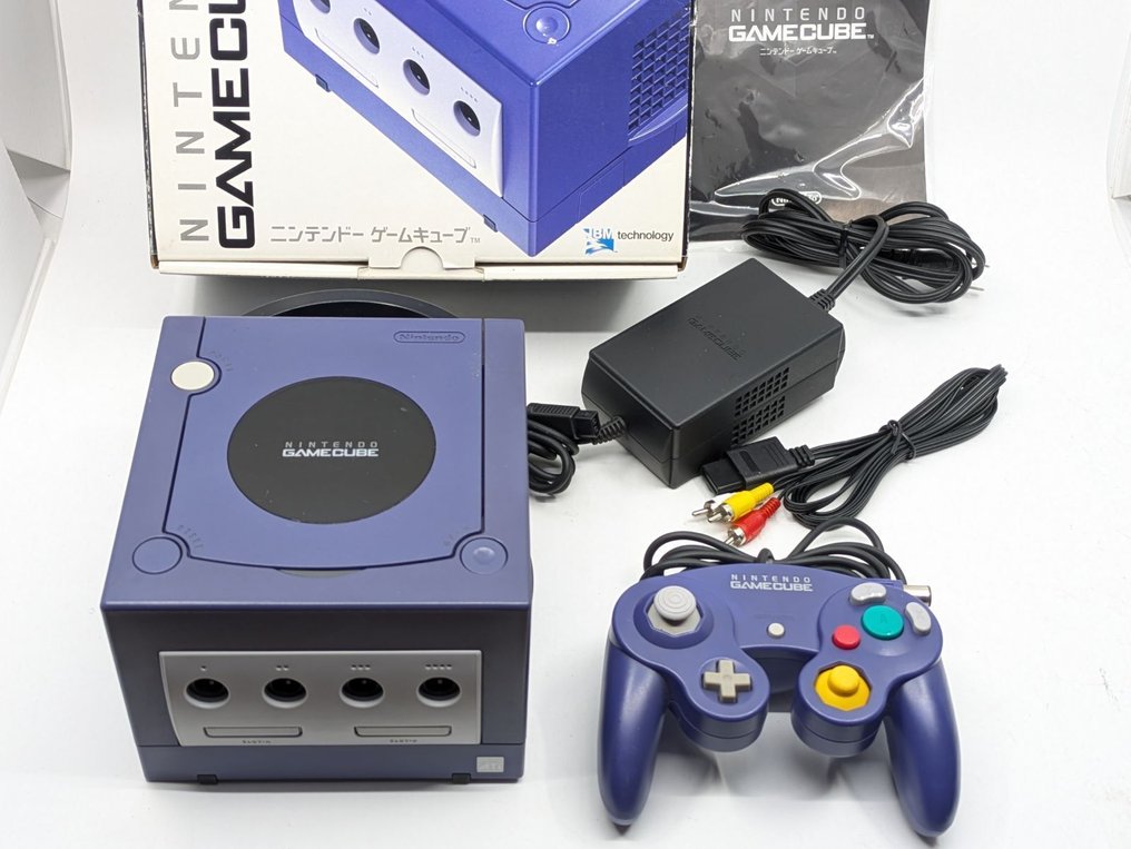 Nintendo - Gamecube - Nintendo GameCube Indigo Console Set DOL-001 Japan Boxed - Videospilkonsol - I original æske #2.1