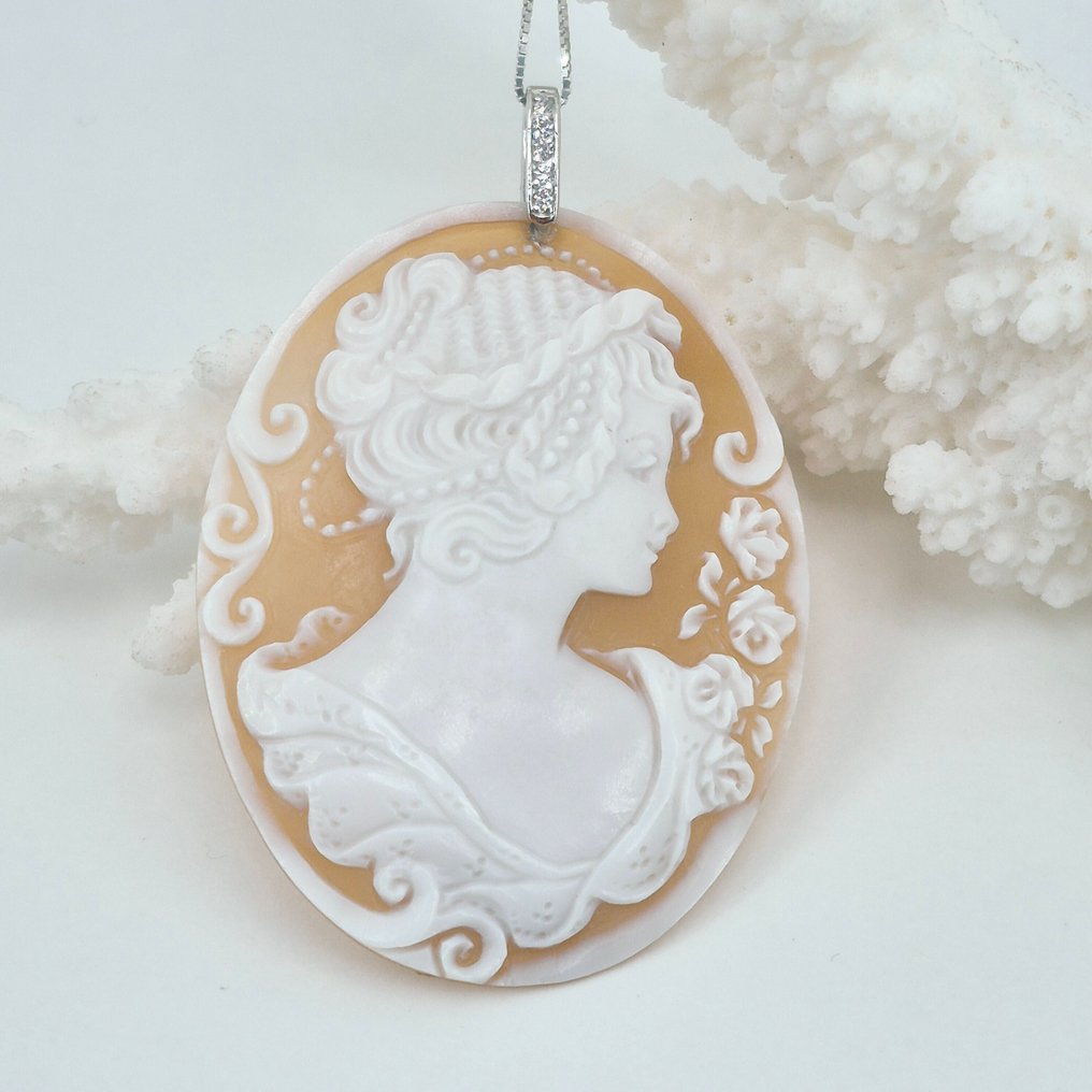 Plata - Camafeo - CAMMEO INCISO A MANO #1.0