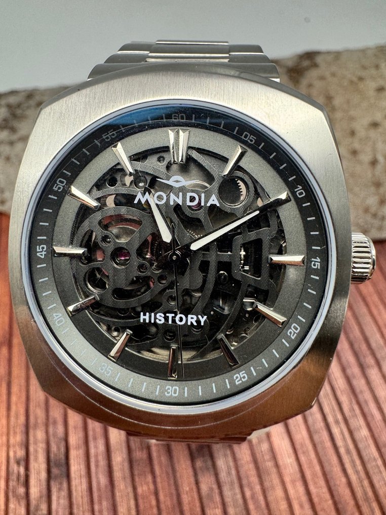 Mondia - History Skeleton Automatic - Nincs minimálár - MH-003-SS-BK-CM - Férfi - 2020+ #4.3
