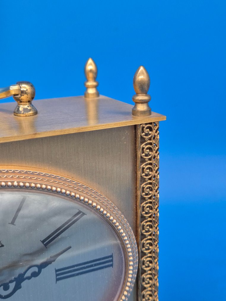 Ρολόι - Dugena – Tischuhr mit römischem Zifferblatt – Messing, elektronisch -   Ορείχαλκος - 1950-1960 #4.3