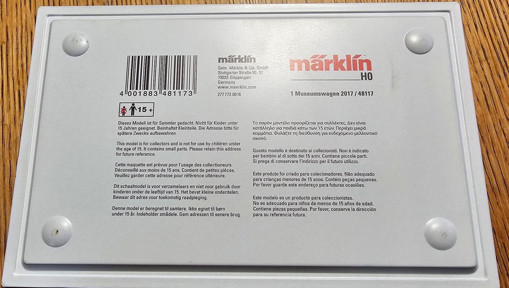 Märklin, Sommerfeldt H0 - 48177 - Togsæt (1) - Ladegut træplatform med kabeltromler 'Sommerfeldt' - DB #1.0