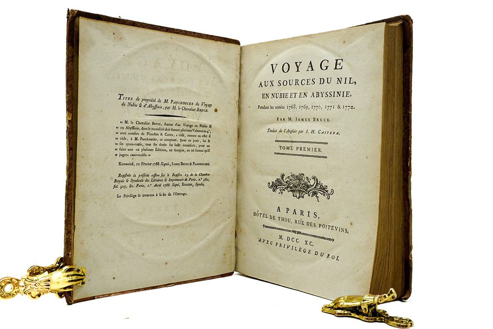 James Bruce & J. H. Castera - Voyage aux sources du Nil, en Nubie et en Abyssinie - 1790 #3.2