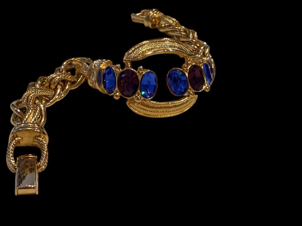 Camrose & Kross - 鍍金 - 手鈪 - 稀有宝石门环 #4.3