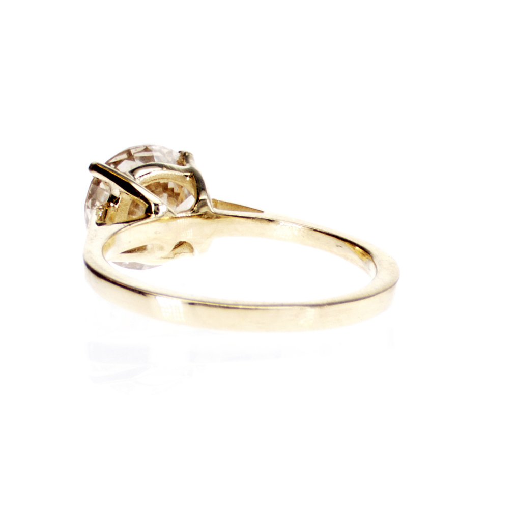 χωρίς τιμή ασφαλείας - Δαχτυλίδι αρραβώνων - 14 καράτια Κίτρινο χρυσό - 2.03ct. tw. Διαμάντι (Φυσικού χρώματος) #4.3