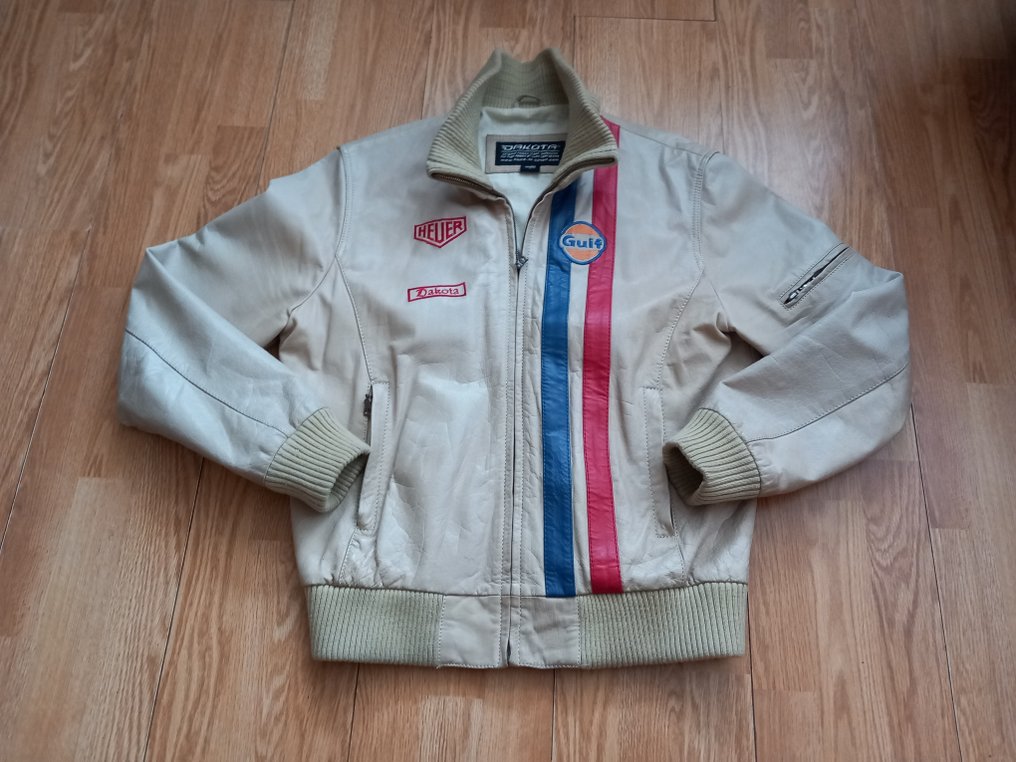 Jakke - Leather jacket - Gulf Racing - 1990 #3.2