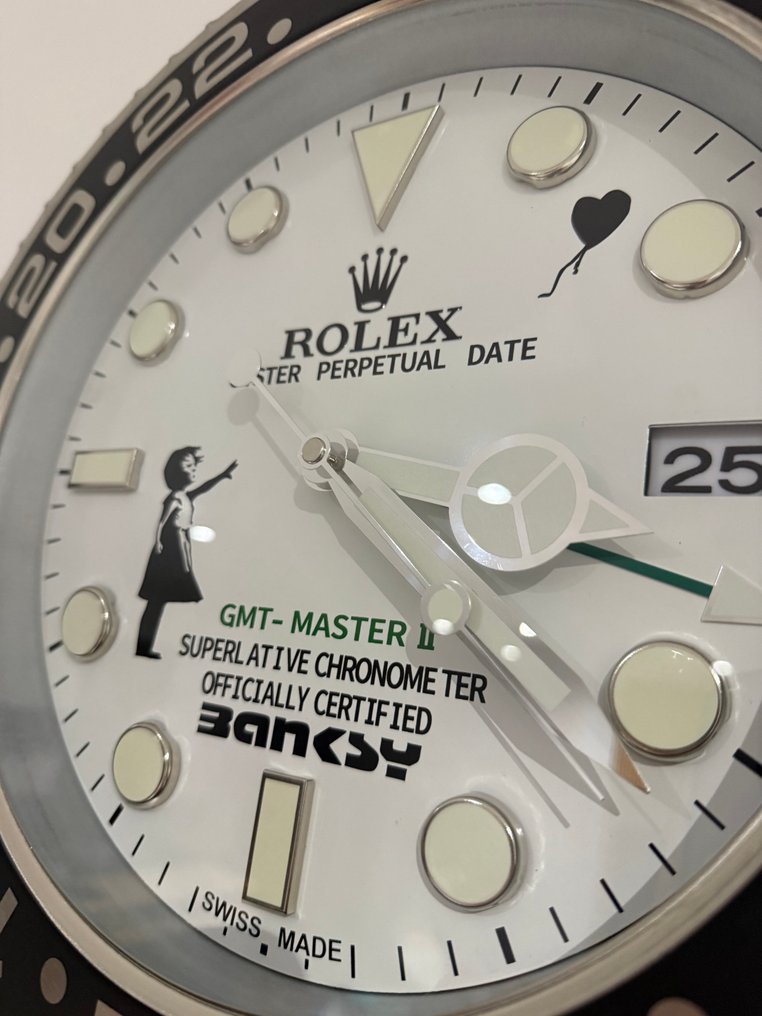Art'Pej - Horloge XL Rolex Feat Banksy #3.2