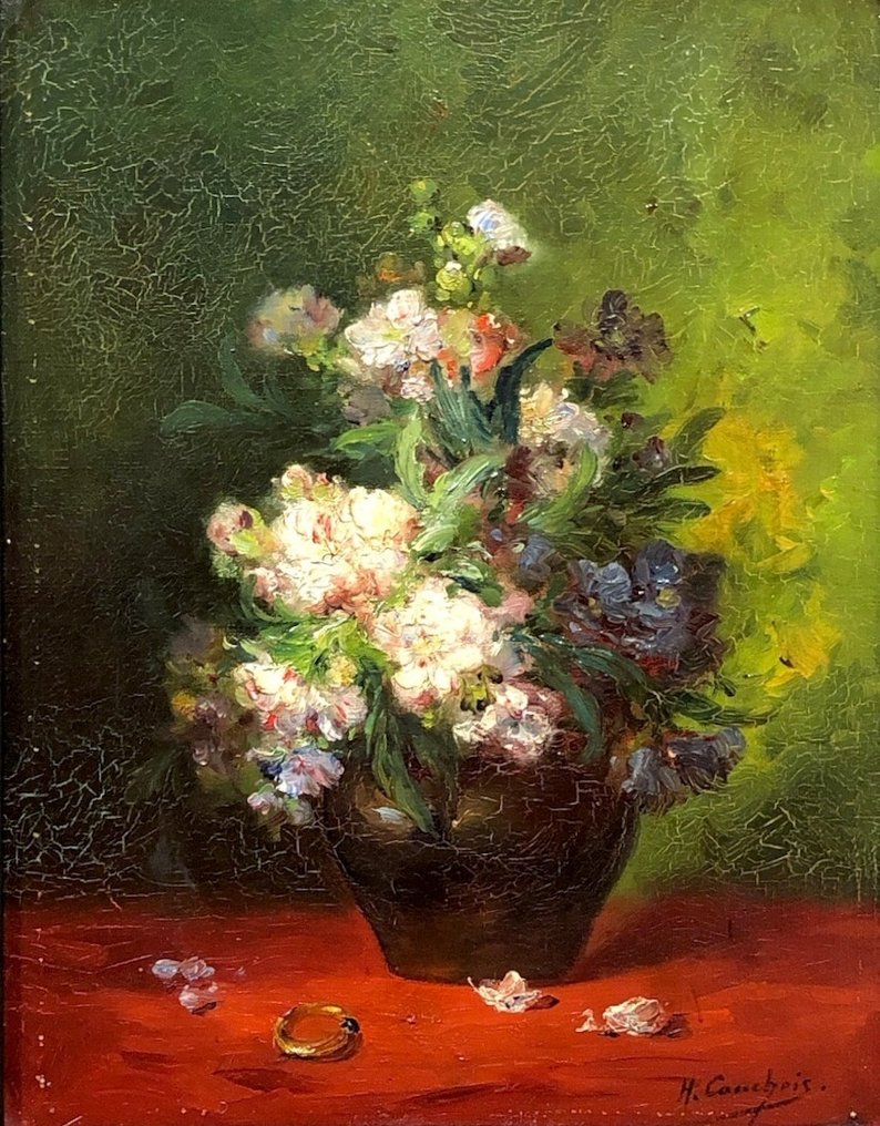 Eugène Henri Cauchois (1850-1911) - Les Fleurs de l'Heure Obscure #3.2