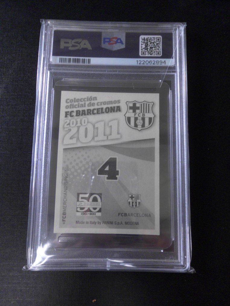 2010/11 Panini FC Barcelona Lionel Messi 4 - PSA 10 Graded sticker #2.1