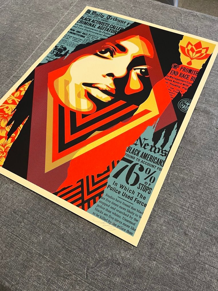 Shepard Fairey (OBEY) (1970) - Bias by Numbers #4.3