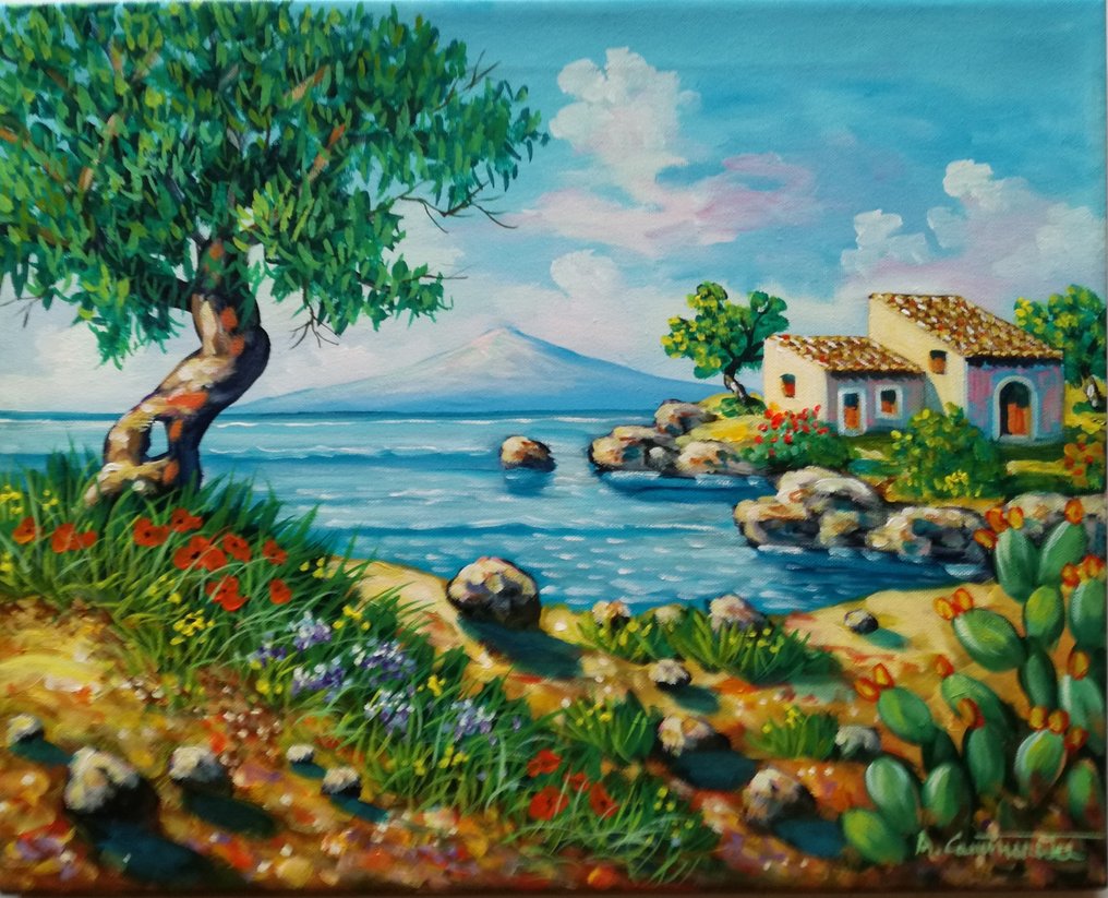 Antonino Cammarata (1962) - Scogliera al sud (Sicilia) #1.0