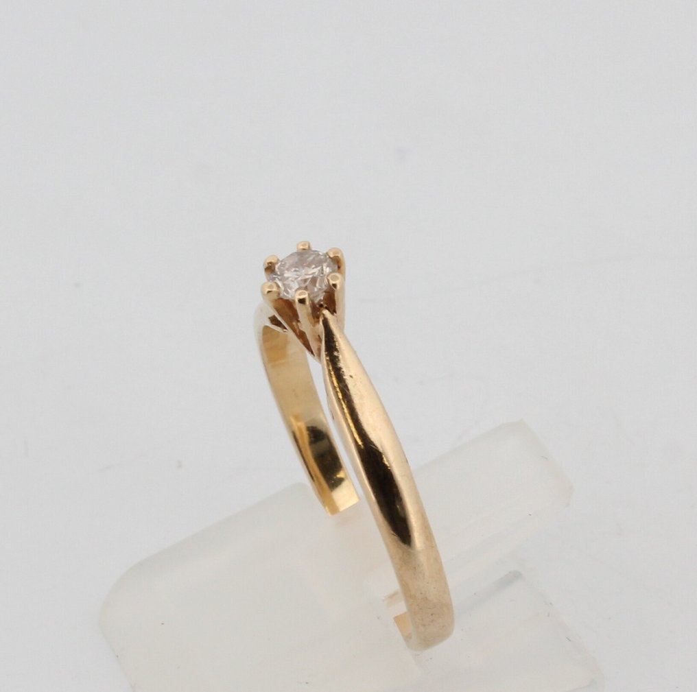 χωρίς τιμή ασφαλείας - Δαχτυλίδι - 18 καράτια Κίτρινο χρυσό Διαμάντι (Φυσικό) #4.3