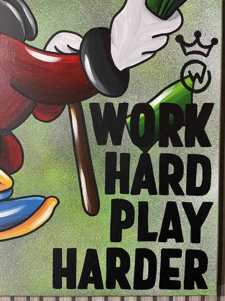 Xavier Van Walsem (1980) - Scrooge mcduck giving money work hard bitcoin #3.2