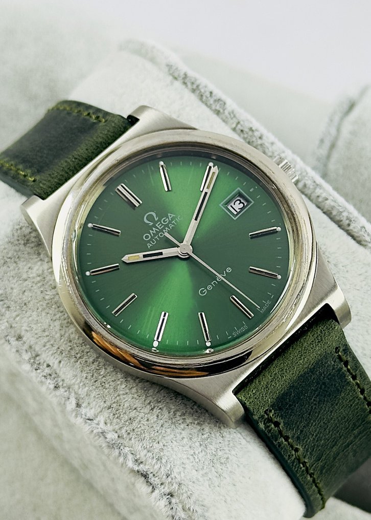 Omega - Genève - No reserve price - Green Dial     Cal.1012     166.0168 - Men - 1960-1969  #2.1