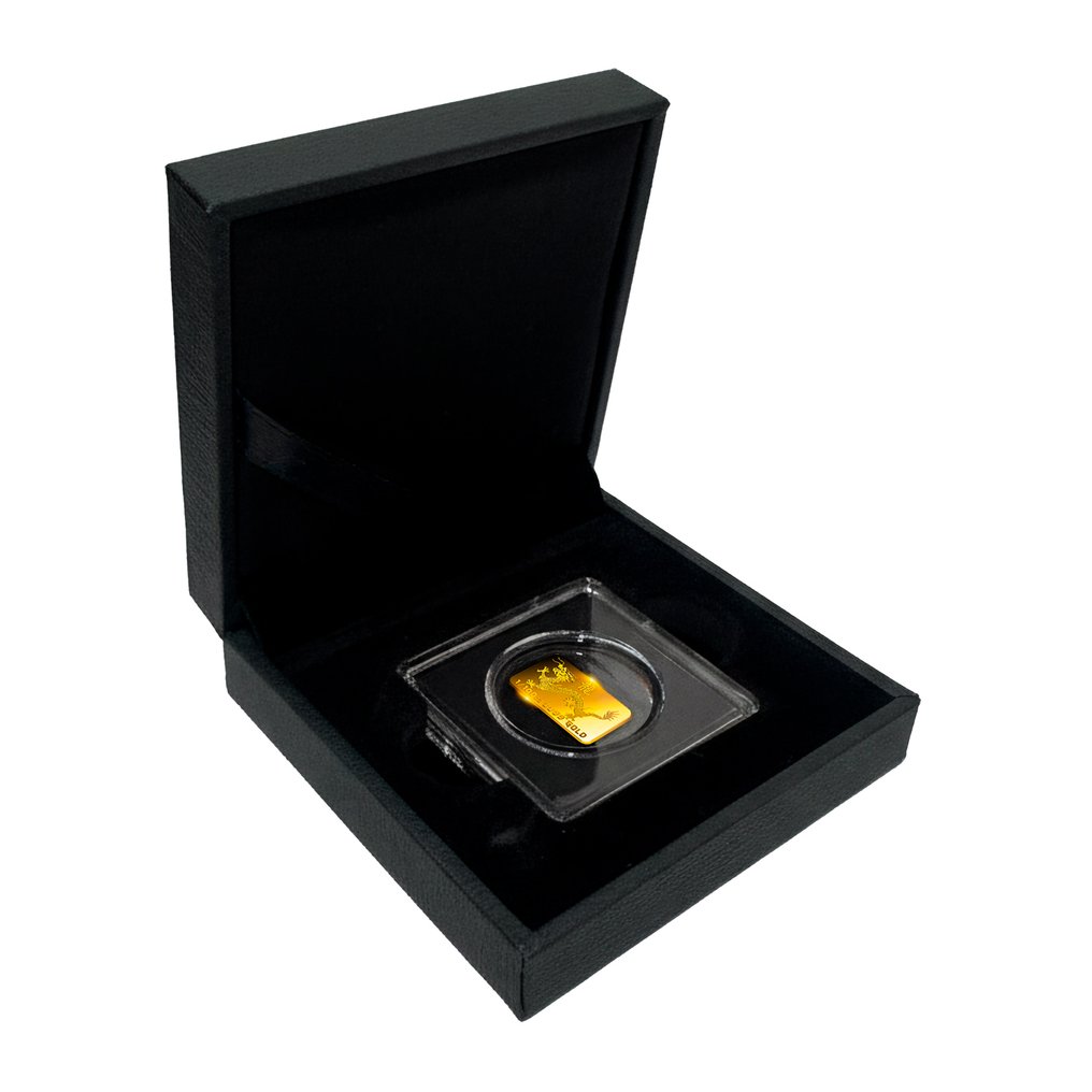 1/100 Troy Ounce - 金 .999 - China Mint - 1/100盎司9999纯金中国虎金条（带盒）  (没有保留价) #1.0