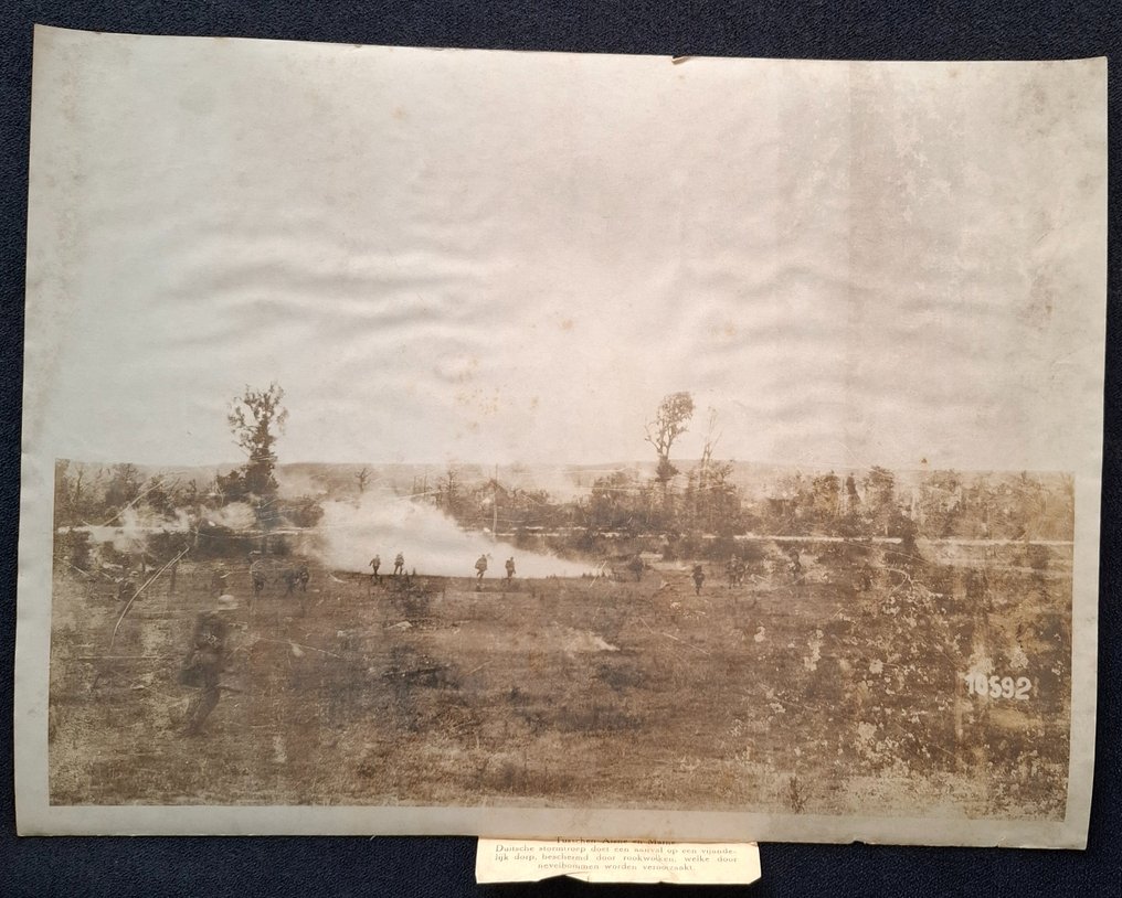 陆军/步兵 - 军事照片 - 五张一战的原始新闻照片 - 1918 #1.0