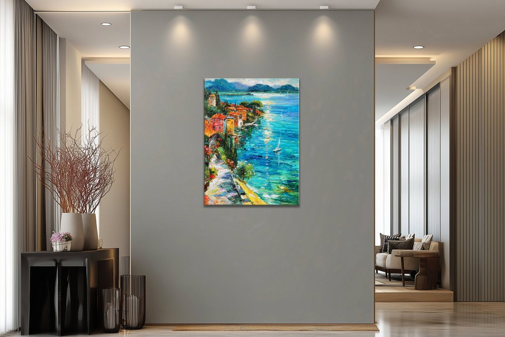 StefanoArt - Sunlit Harbor Promenade #4.3