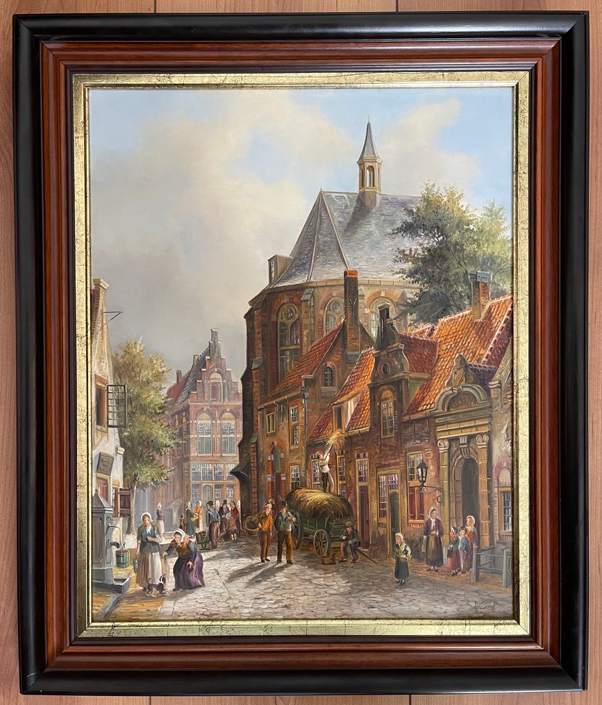 John Haanstra (1940) - Holländische Stadtansicht #1.0