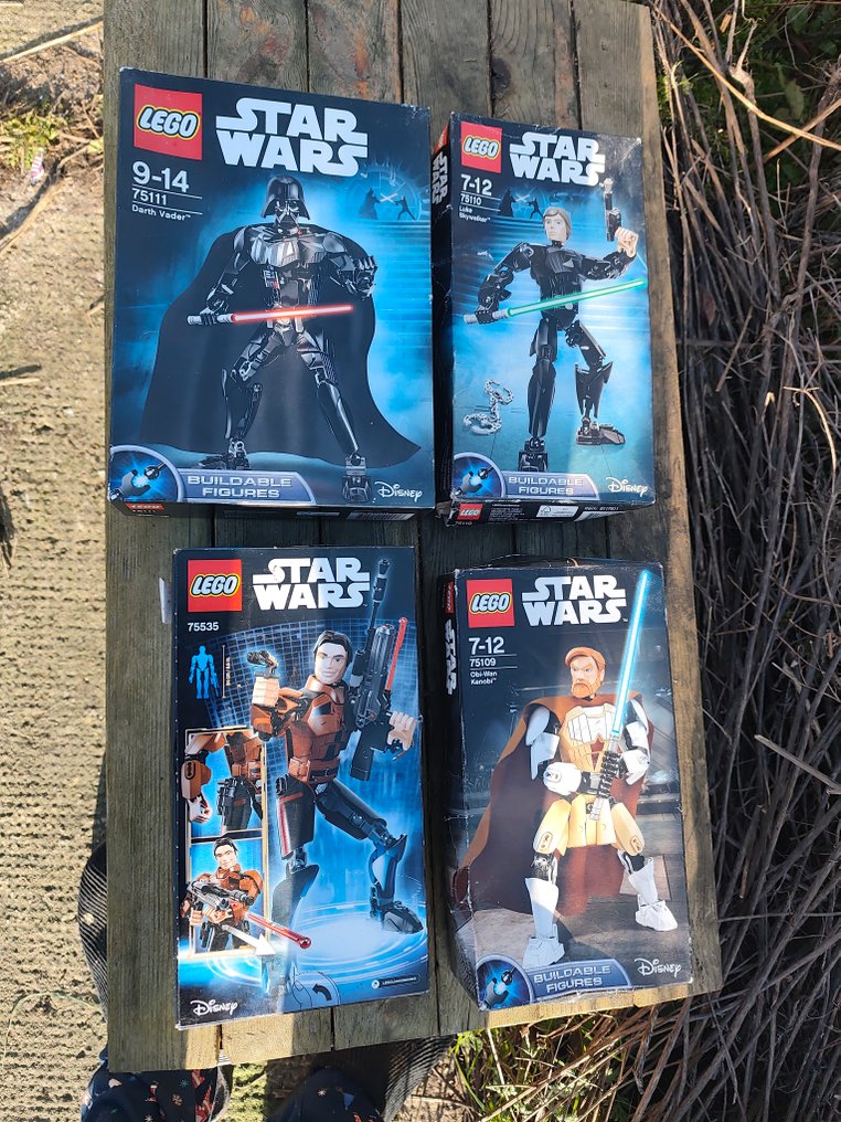 Lego Set - Star Wars - Obi Wan Kenobi - Luke Skywalker - Han Solo - Darth Vader #1.0