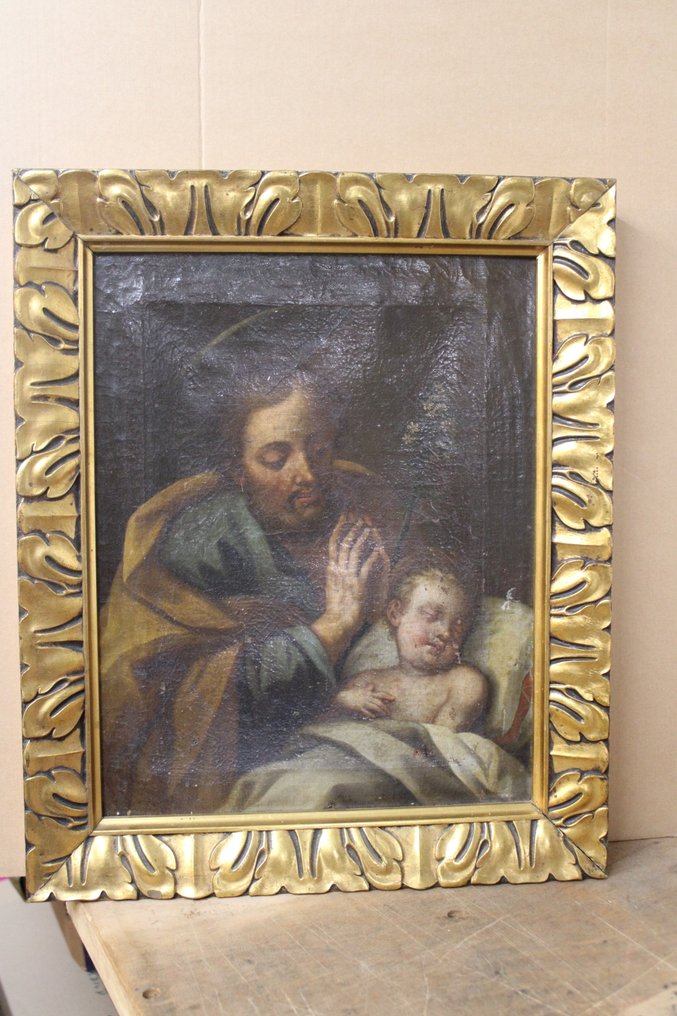 European school (XVIII) - Josef mit Jesuskind #1.0