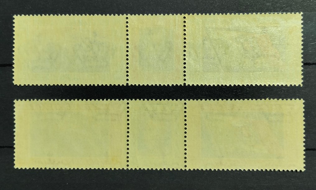 意大利王国 1933 - 北大西洋巡洋舰。完整系列 三折页 I-BALB（意大利飞行员伊塔洛·巴尔博） - Sassone A 51/52 #1.0