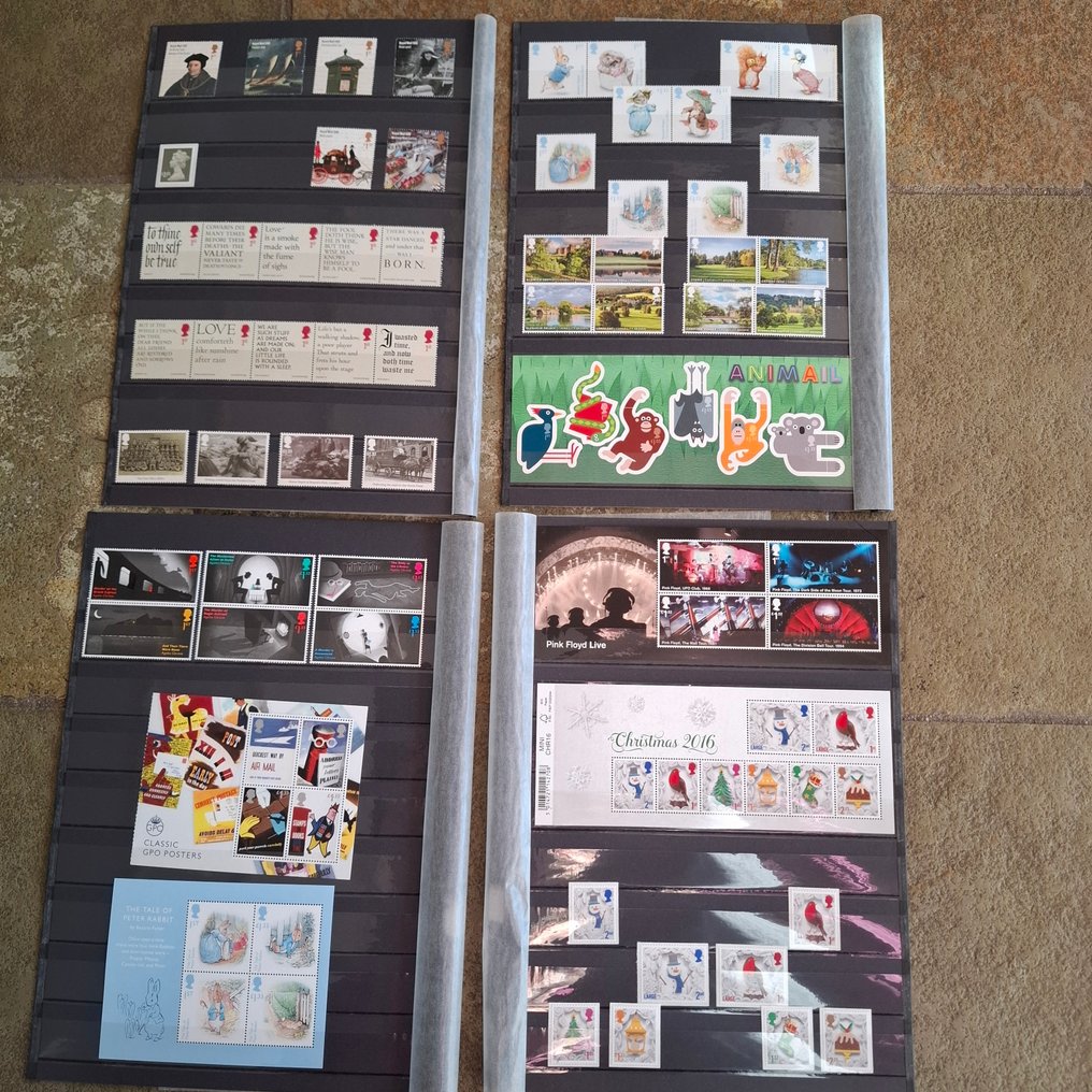 Storbritannien 2016 - UK Collection/yearset MNH-stämplar, Face value 210,00 Pund. #1.0