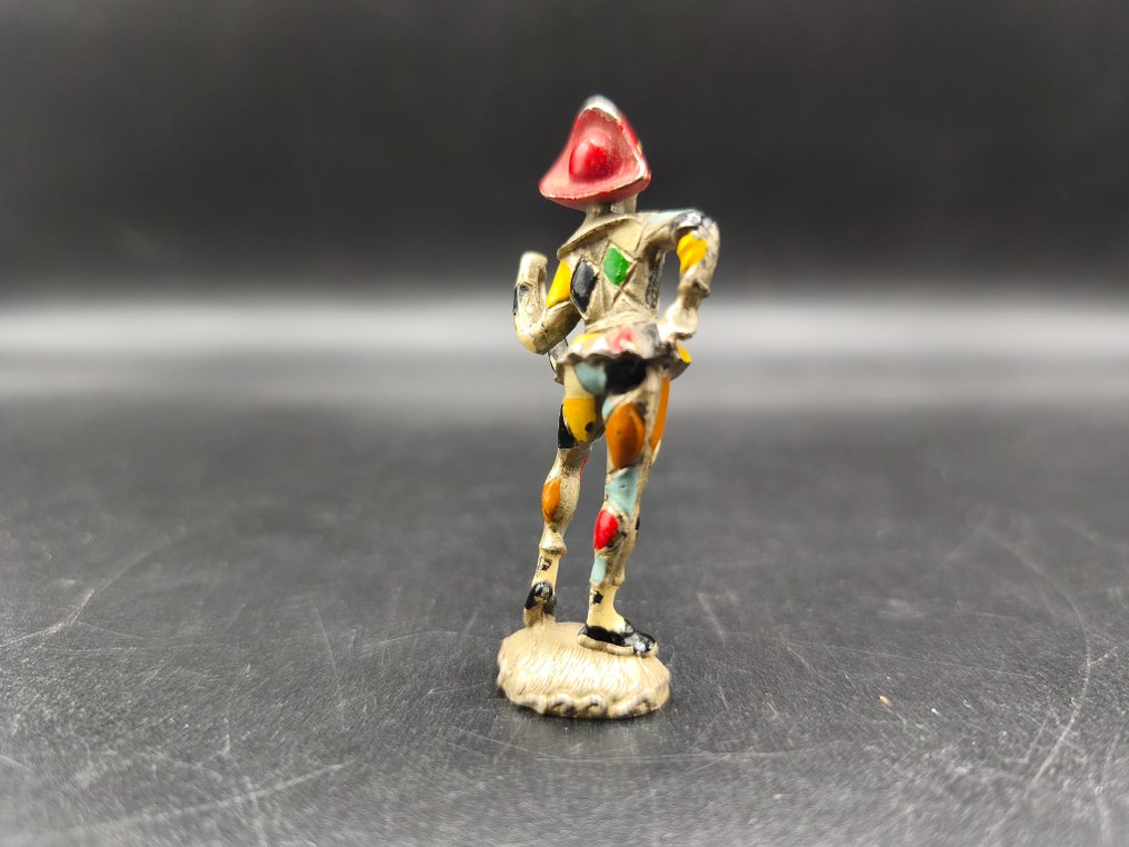 Figurine - Arlecchino - Silver, Enamel #2.1
