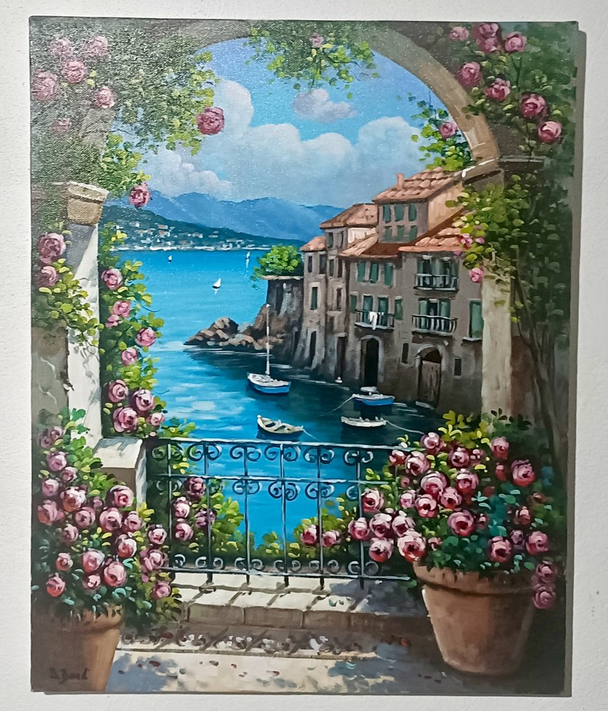 Bruno Bondi (1987) - Finestra fiorita sul porto #3.2