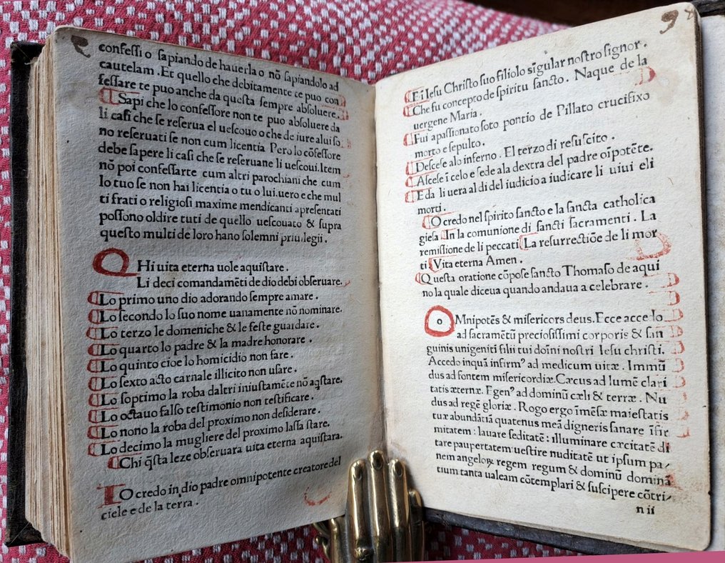 Antoninus Florentinus- Gorgeous Incunable - CONFESSIONALE - 1470-1471 #1.0