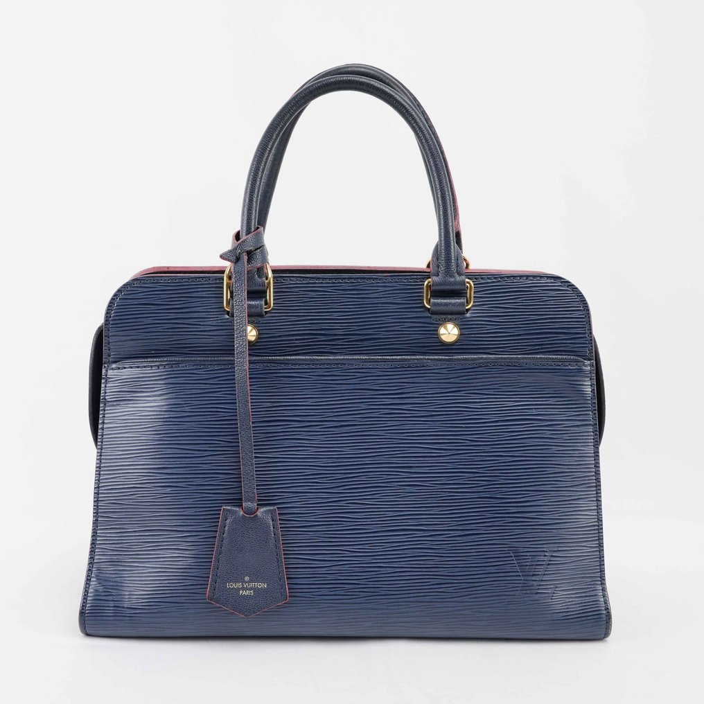 Louis Vuitton - Blue Epi Leather Top Handle Bag with Shoulder Strap – Gold-Tone Hardware - Skuldertaske #2.1