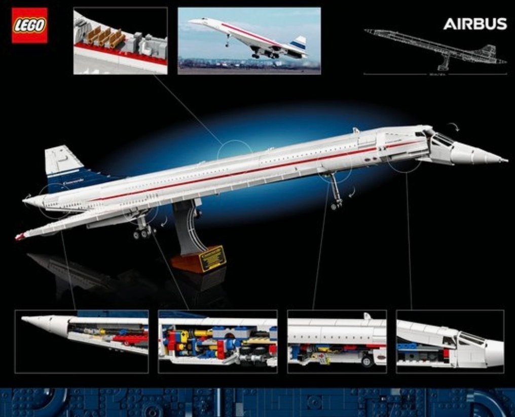 Lego Zestaw - 10318 - Icons - Concorde #1.0