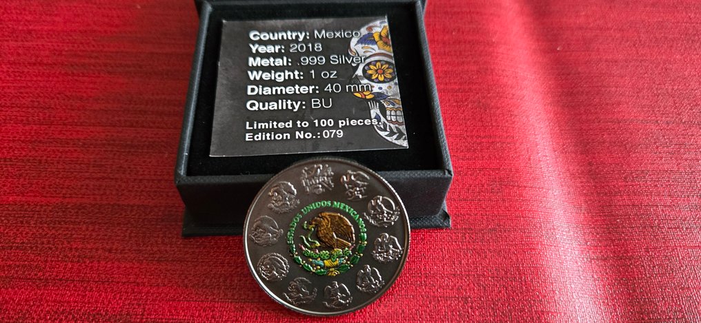墨西哥. 1 Onza 2018  Mexique  Dia de Los Muertos  (没有保留价) #2.1