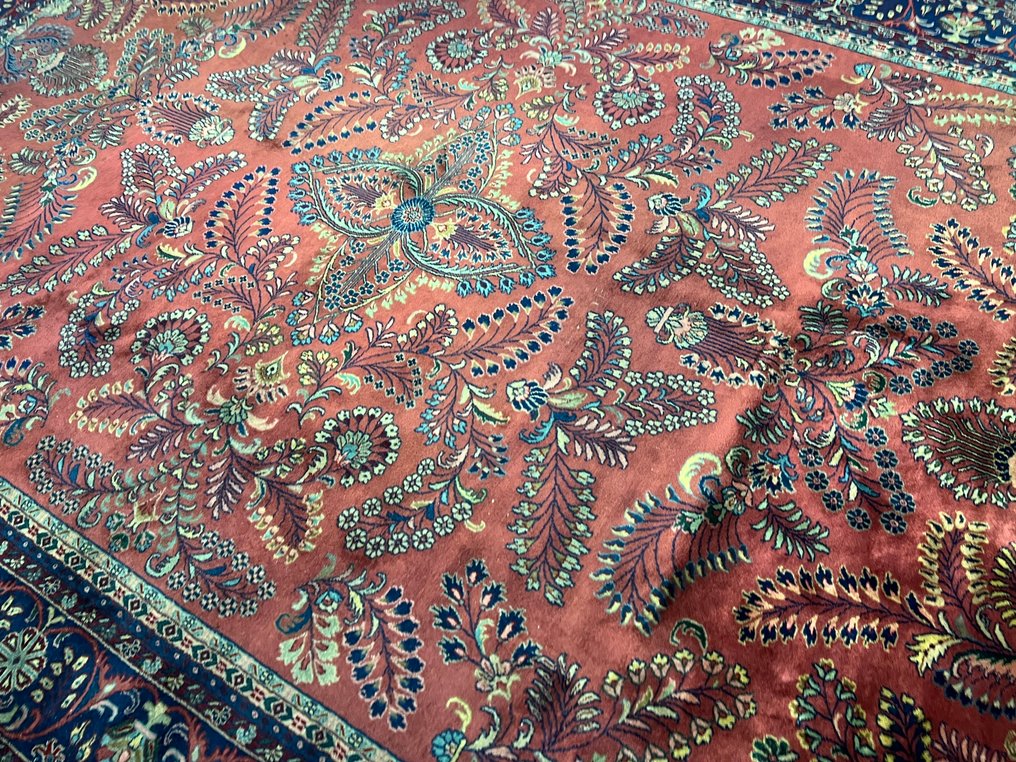 Εντυπωτικός Αμερικανικός Sarouck - Χαλί - 345 cm - 250 cm - Άριστο μαλλί, φυσικό μαλλί #4.3