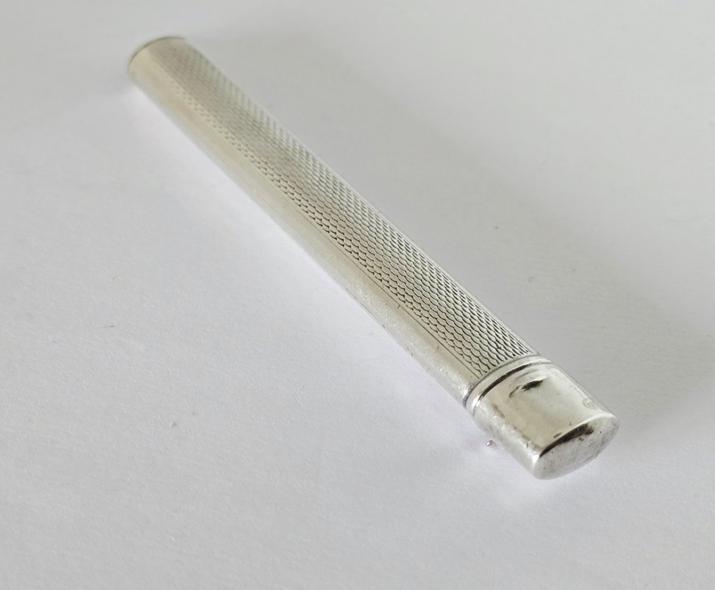 Schere (2) - Silberner Koker für klappbaren Schaft. - .925 Silber - Inklapbare Schaar #4.3