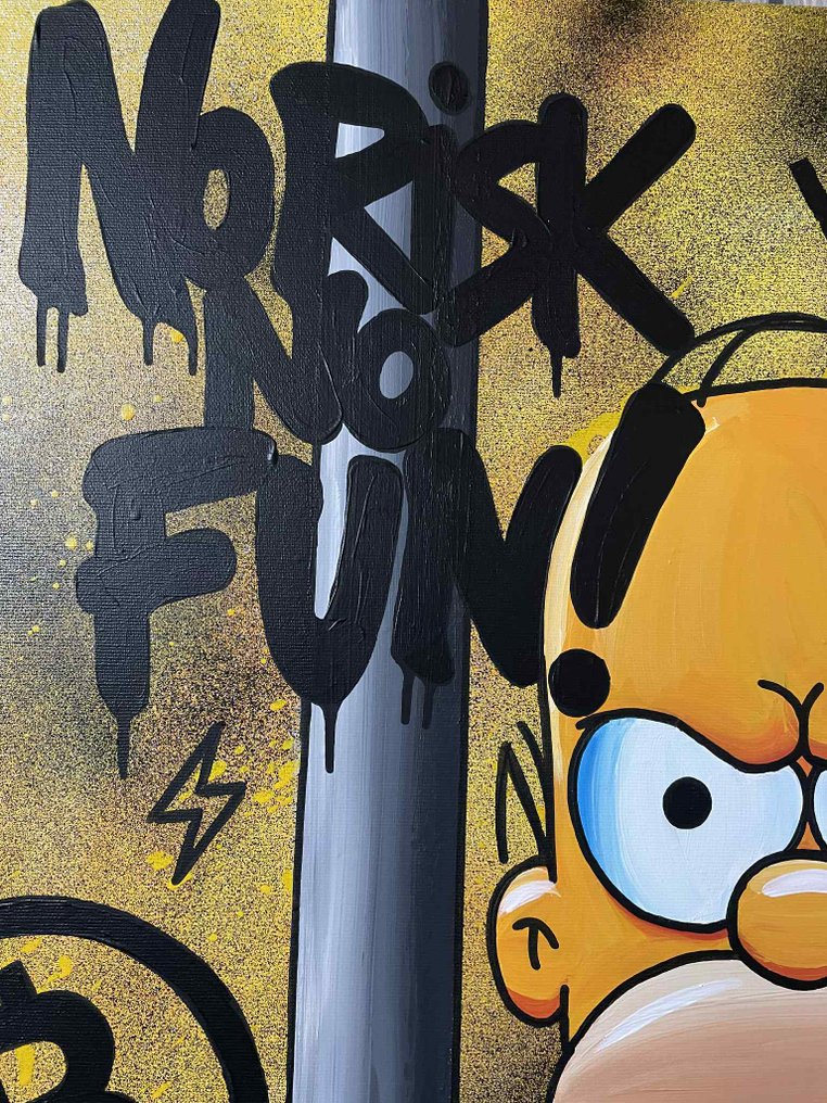 Xavier Van Walsem (1980) - Homer Simpson no risk no fun bitcoin #4.3