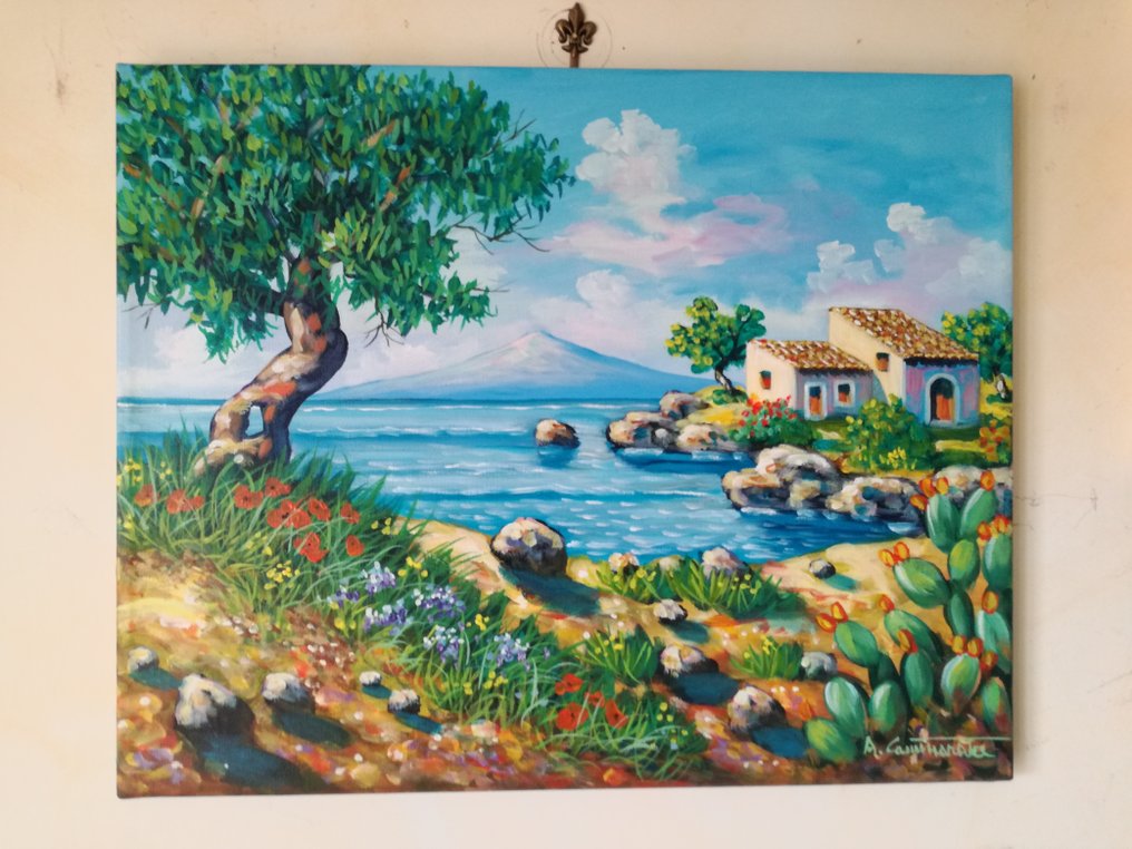 Antonino Cammarata (1962) - Scogliera al sud (Sicilia) #2.1