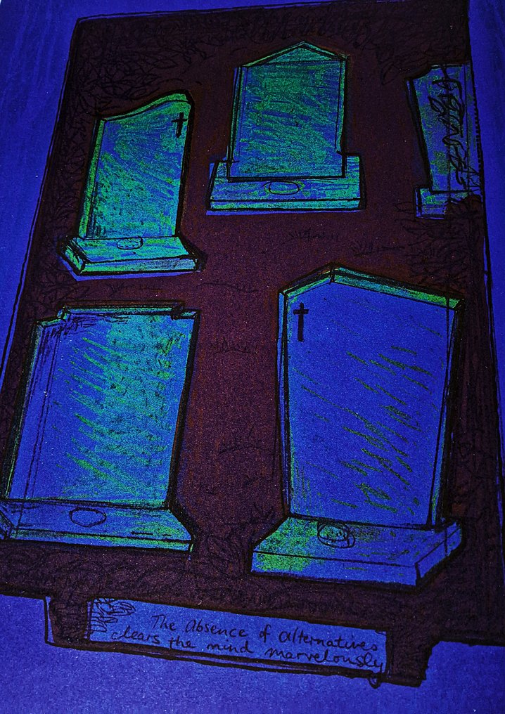 Marlene Dumas (1953) - "Agter die nag bedriglik die dood" #4.3