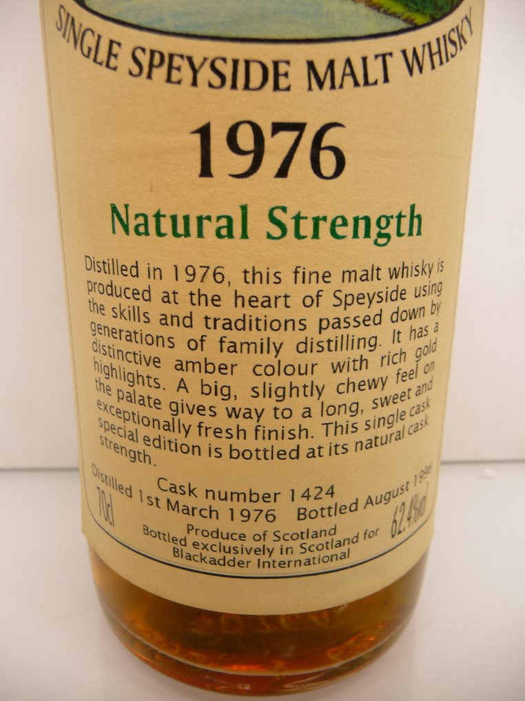 Blairfindy (undisclosed Glenfarclas) 1976 20 years old Cask no. 1424 - Blackadder  - b. 1996  - 70cl #2.1