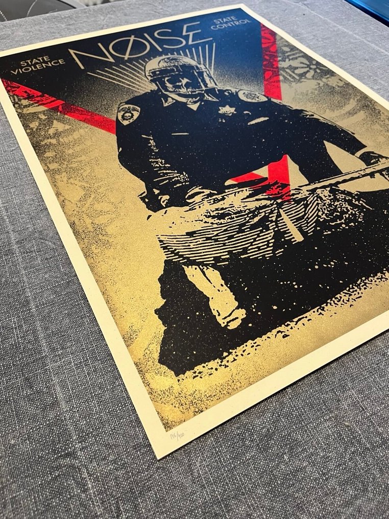Shepard Fairey (OBEY) (1970) - State Violence State Control #2.1