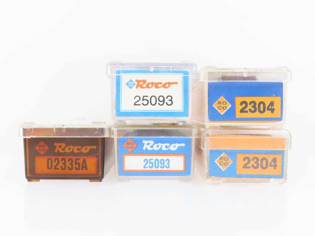 Roco N - 25093/2304/2335A - 模型貨運火車 (8) - 8台2门滑动墙车，部分配备轨道清洁功能 - DB #4.3
