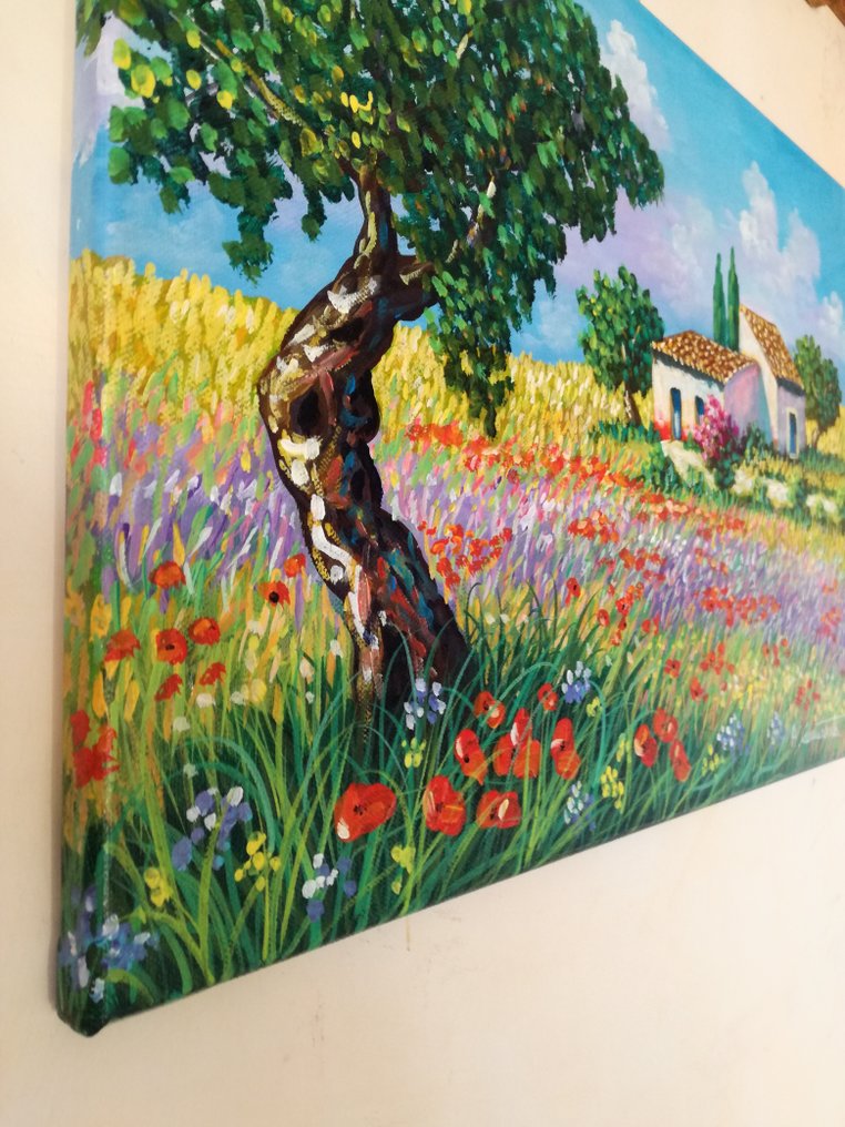 Antonino Cammarata (1962) - Casolari con papaveri (Sicilia) #3.2