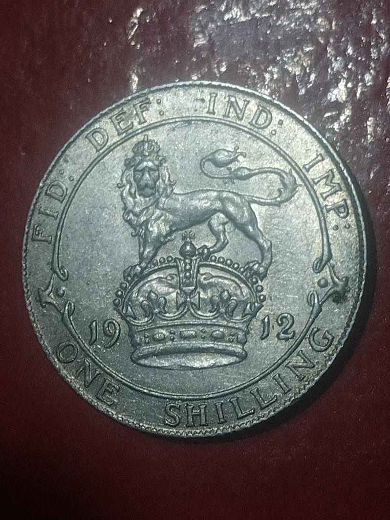 Royaume-Uni. George V. 1 Shilling 1912  (Sans prix de réserve) #4.3