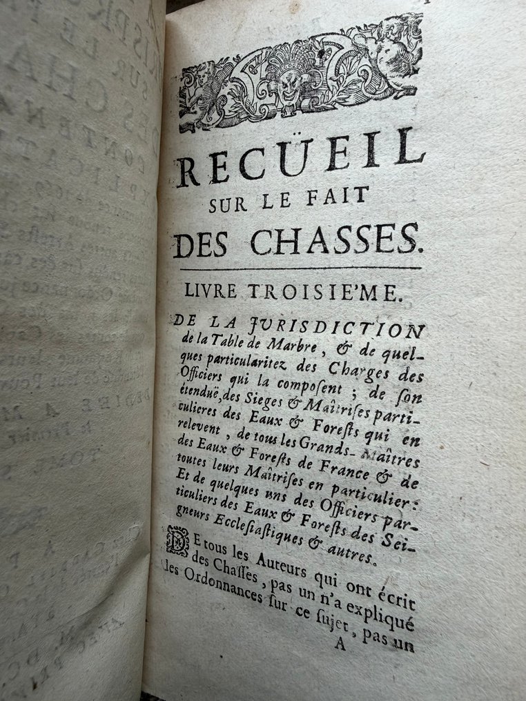 Antoine Laisné - Jurisprudence sur le fait des Chasses - 1685 #4.3