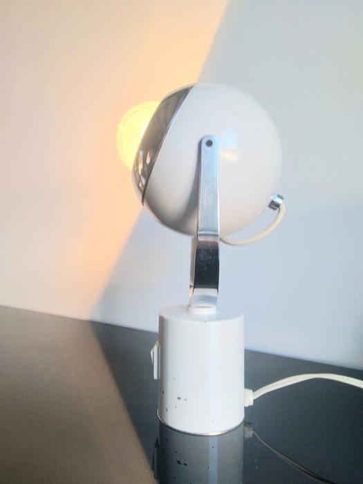 Lámpara de sobremesa - Metal, Cromo, Plástico, Vidrio #2.1