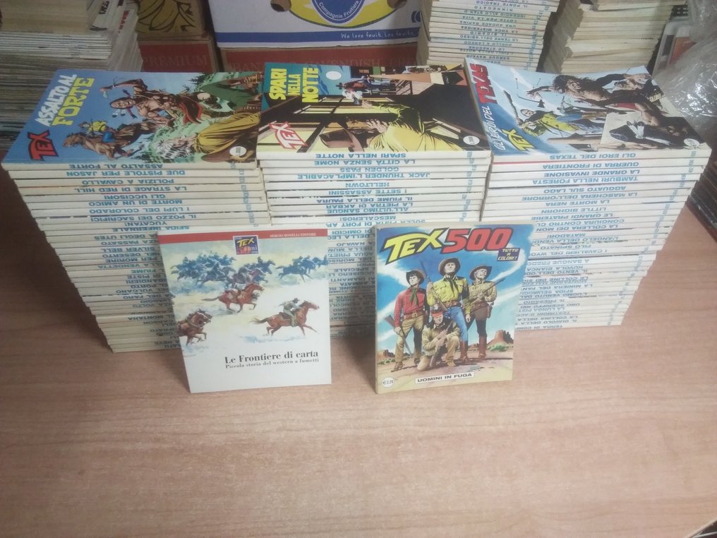 Tex nn. 401/500 - Sequenza completa Tex originali dal n. 401 al n.500 + Supplemento Le frontiere di carta - 101 Comic - Első kiadás - 1994/2002 #1.0