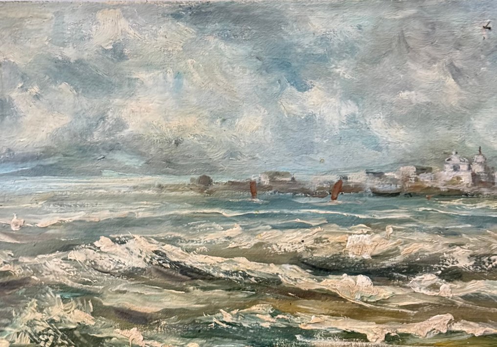 Fulvio Tessitore(1870-1933) - Marina di Napoli #2.1