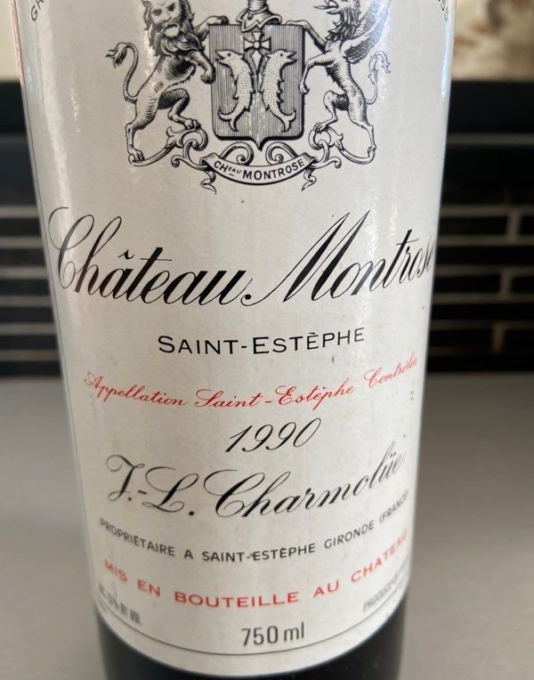 1990 Chateau Montrose - Bordeaux 2ème Grand Cru Classé - 1 Pullo (0.73L) #2.1