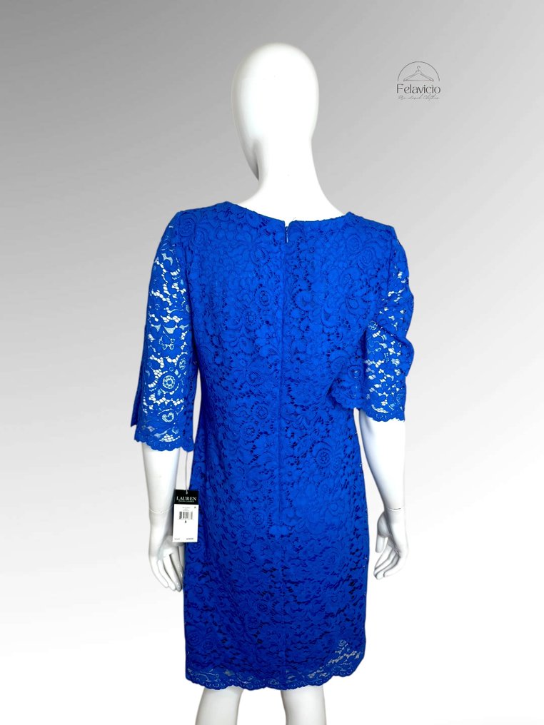 NEW Lauren Ralph Lauren Floral Lace Shift Dress - No Reserve Price - Jurk #1.0