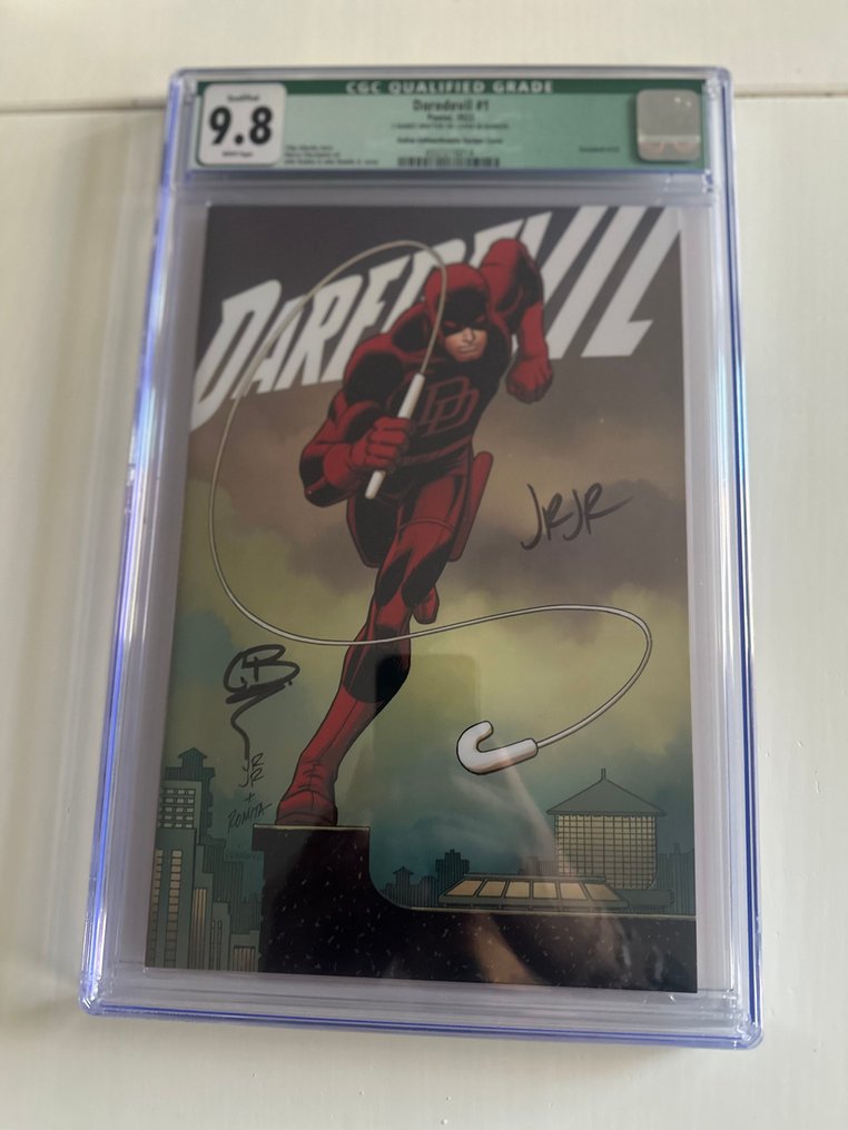 Daredevil #1 - John Romita Jr. Variant Cover - Italian Edition - Qualified Grade - 1 Signed graded comic - EO - 2022 - CGC 9,8 #1.0